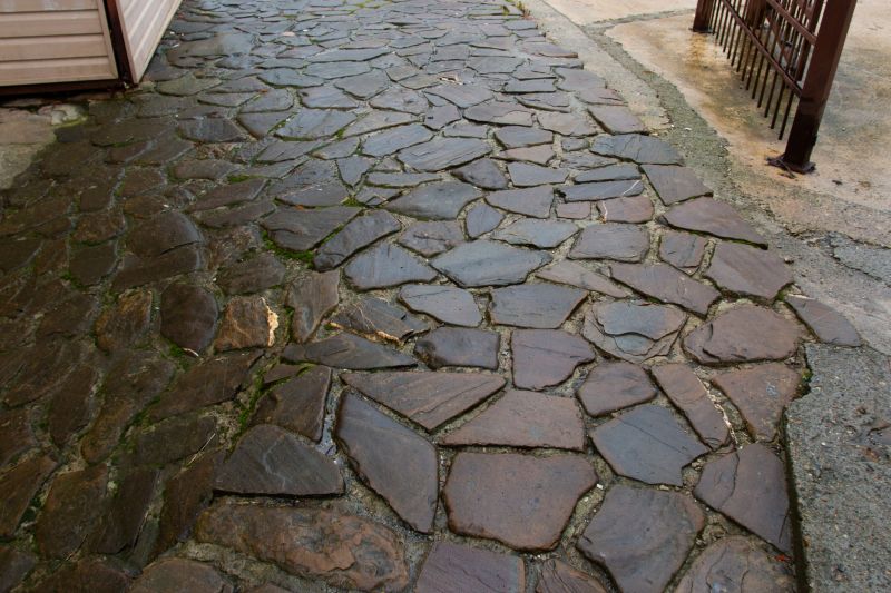 Natural Stone Paver Walkway
